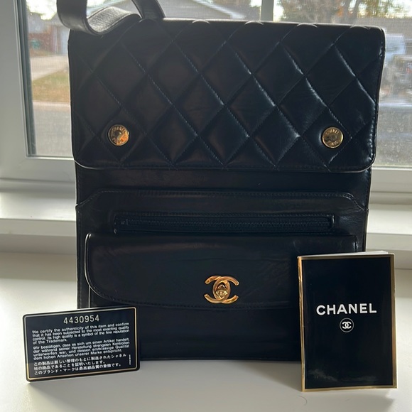 VERY RARE Vintage Chanel Crossbody - Picture 1 of 15